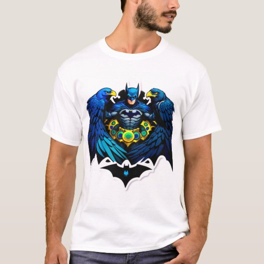 闇の《鳥》ハヤブサ – 空の守護者» Tシャツ (正面)