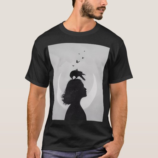 闇は私たちのものか Tシャツ (正面)