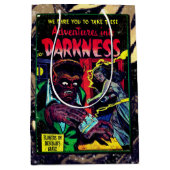 闇への冒険#9、金ゴールド時代のホラーカバー ミディアムペーパーバッグ (正面)