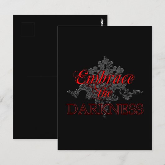 闇を受け入れる ポストカード (正面/裏面)
