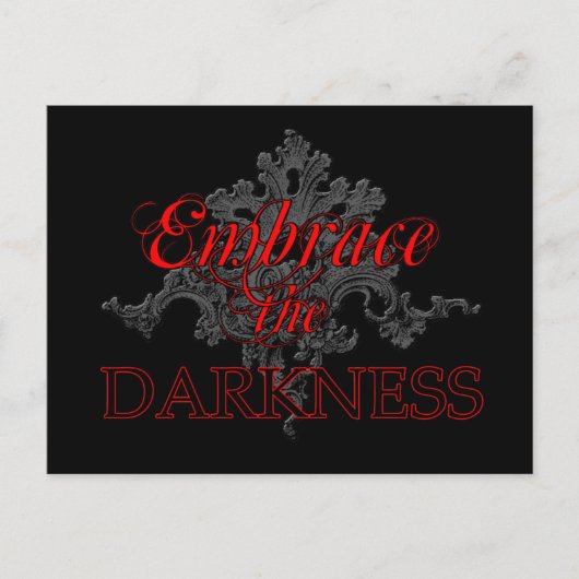 闇を受け入れる ポストカード (正面)