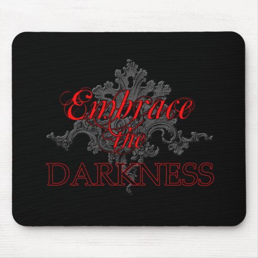 闇を受け入れる マウスパッド (正面)
