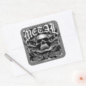 闇を受け入れ、金属を解き放つ スクエアシール (封筒)