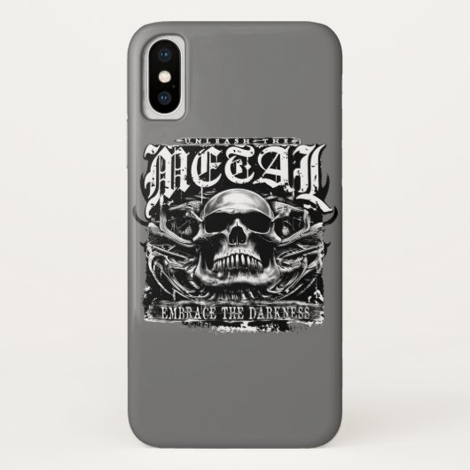 闇を受け入れ、金属を解き放つ Case-Mate iPhoneケース (裏面)
