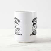 闇を恐れないキノコ コーヒーマグカップ (中央)