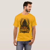 "闇を恐れよ" 死神 ハロウィンTシャツ Tシャツ (正面フル)