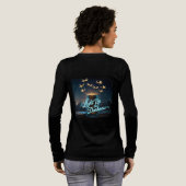 「闇を照らす」自殺防止 トライブレンドＴシャツ (背面全体)