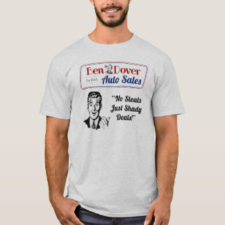 闇取引きのおもしろいな中古車のセールスマンのワイシャツ Tシャツ