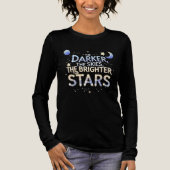闇夜の空こそ輝くTシャツ トライブレンドTシャツ (正面)