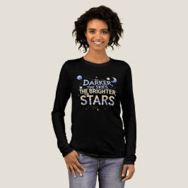 闇夜の空こそ輝くTシャツ トライブレンドTシャツ