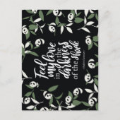 闇感じの闇の中の私の愛 ポストカード (正面)