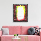 闇離れが光に入る キャンバスプリント (インサイチュ (リビング))