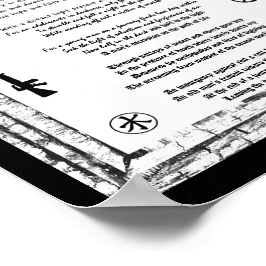 闇離れが光に入る ポスター (角)