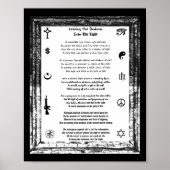 闇離れが光に入る ポスター (正面)