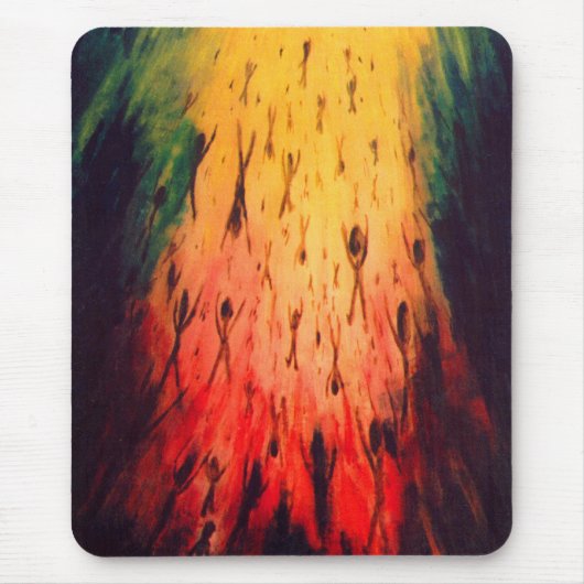 闇離れが光に入る マウスパッド (正面)