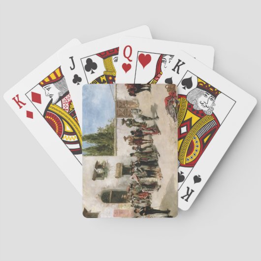 闘いの準備をするブルファイター(パネル油) トランプ (裏面)