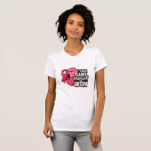 闘い抜き勝利した彼女 Tシャツ (正面フル)