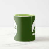 闘え、公共の土地を守れ オオカミ ツートーンマグカップ (中央)