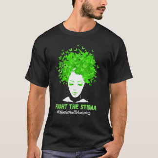 闘え 恥 心理的健康の自覚 バタフライ Tシャツ
