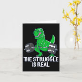 闘争は実在Tおもしろいレックストレーニング カード (黄色い花)