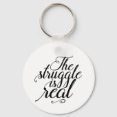 闘争は成功実在のための労働懸命である キーホルダー (正面)