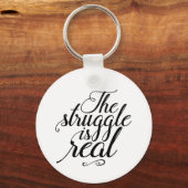 闘争は成功実在のための労働懸命である キーホルダー (正面)