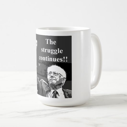 闘争は続く コーヒーマグカップ (正面右)