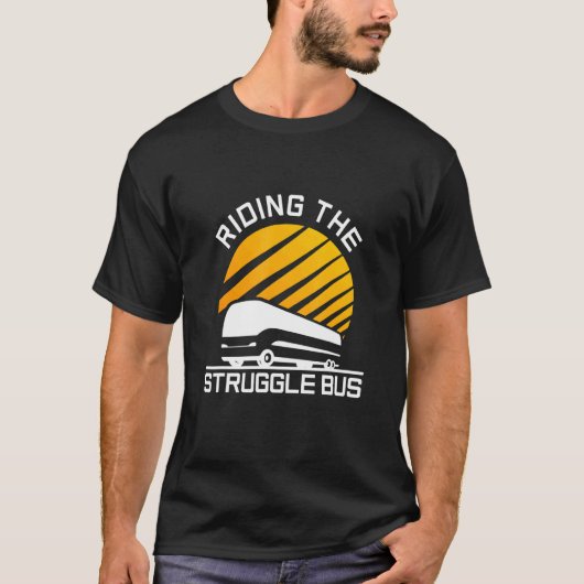 闘争バスに乗っている Tシャツ (正面)