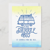 闘争バスカードの勇気付けられる カード (正面)