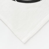 闘争乳がん戦士ロージー・リベッター・ピンク フリースブランケット (角)