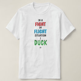 闘争or逃走 面白い サバイバル ユーモア Tシャツ