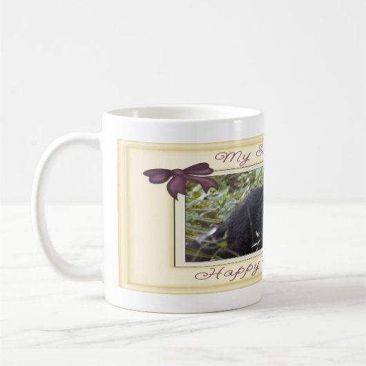 闘士(Binturong)のマグ コーヒーマグカップ (左)