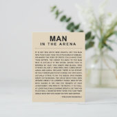 闘技場の人 – 大胆に 案内ポストカード (スタンド正面)