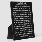 『闘技場の男』の額 フォトプラーク (側面)