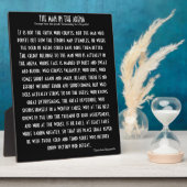 『闘技場の男』の額 フォトプラーク (側面)