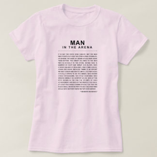 闘技場の男 - 大胆に生きる Tシャツ