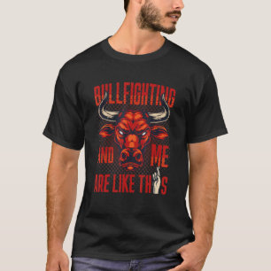 闘牛と私は、この闘牛馬のように Tシャツ