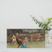 闘牛スペインの(Maria Fortuny) カード (スタンド正面)