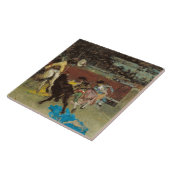 闘牛スペインの(Maria Fortuny) タイル (側面)