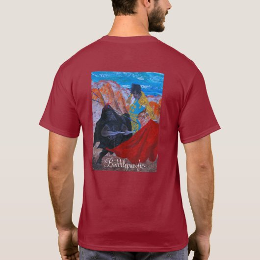 闘牛士とスペインのダンサー Tシャツ (裏面)