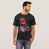 闘魚 鯉 Tシャツ (正面フル)