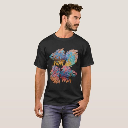 闘魚 Tシャツ (正面フル)