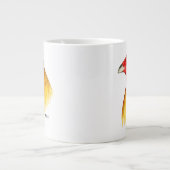 闘鶏のトサカ削り ジャンボコーヒーマグカップ (正面)