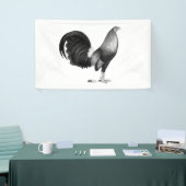 闘鶏の赤のハッチ 横断幕 (トレードショー)