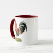 闘鶏のWheatenオンドリ マグカップ (正面左)