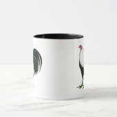 闘鶏銀製のDuckwing マグカップ (中央)