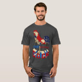 闘鶏 Tシャツ (正面フル)