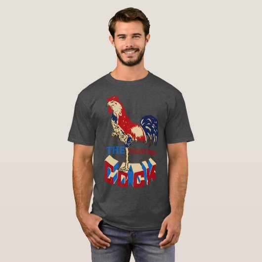 闘鶏 Tシャツ (正面フル)