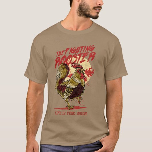 闘鶏 Tシャツ (正面)