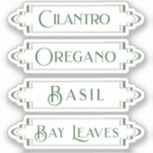 防ぐと防水ハーブイタリアンラベルシール シール (正面)